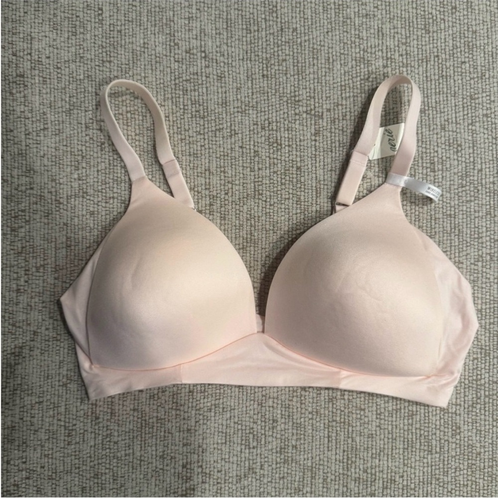 Aerie Sunnie Wireless Lightly Lined Bra Ballet Pink NWT 34D - Picture 8 of 9